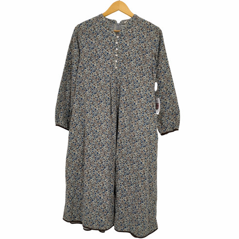 グランドママドーター GRANDMA MAMA DAUGHTER ペイズリー柄 スキッパーワンピース レディース JPN:1
