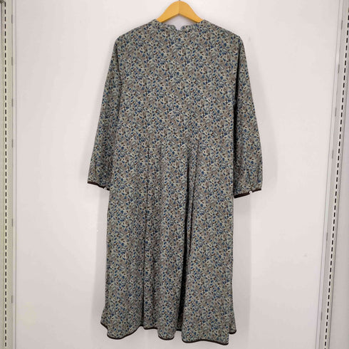 グランドママドーター GRANDMA MAMA DAUGHTER ペイズリー柄 スキッパーワンピース レディース JPN:1