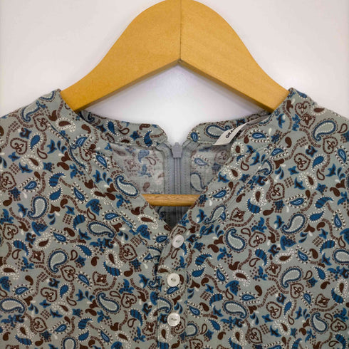 グランドママドーター GRANDMA MAMA DAUGHTER ペイズリー柄 スキッパーワンピース レディース JPN:1