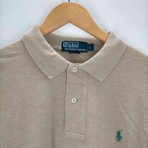 ポロバイラルフローレン Polo by RALPH LAUREN 90s ポニー刺繍 長袖ポロシャツ メンズ JPN:L