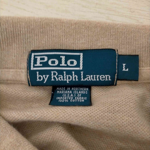 ポロバイラルフローレン Polo by RALPH LAUREN 90s ポニー刺繍 長袖ポロシャツ メンズ JPN:L