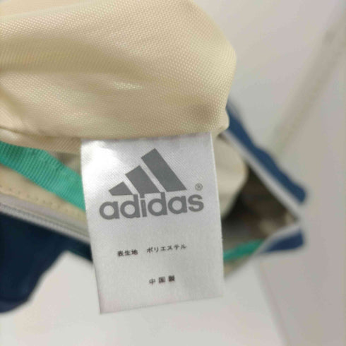 アディダス adidas ワンポイントロゴ 刺繍 ジップ ショルダー バッグ メンズ