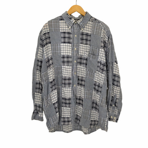 ブルックススポーツ BROOKS SPORT パッチワーク チェック L/S シャツ メンズ JPN:L
