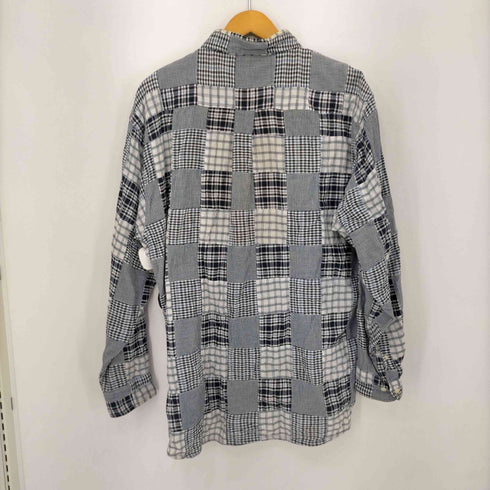 ブルックススポーツ BROOKS SPORT パッチワーク チェック L/S シャツ メンズ JPN:L