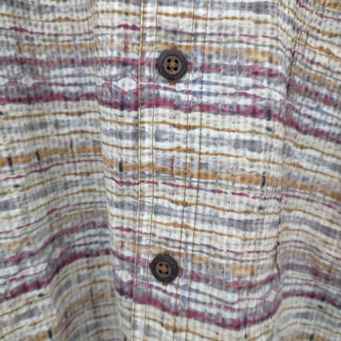 ザテリトリーアヘッド THE TERRITORY AHEAD 総柄 シアサッカー S/S シャツ メンズ JPN:XXL
