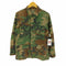 ユーエスアーミー US ARMY USMC プリント ウッドランドカモ リップストップ BDU ミリタリー ジャケット メンズ SMALL-REGULAR