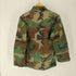 ユーエスアーミー US ARMY USMC プリント ウッドランドカモ リップストップ BDU ミリタリー ジャケット メンズ SMALL-REGULAR