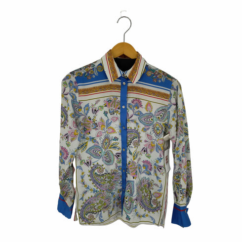 ザラ ZARA FLOWY PRINTED SHIRT レディース import:XS