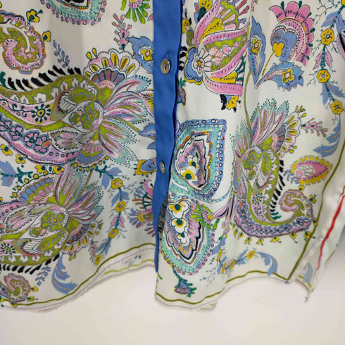 ザラ ZARA FLOWY PRINTED SHIRT レディース import:XS
