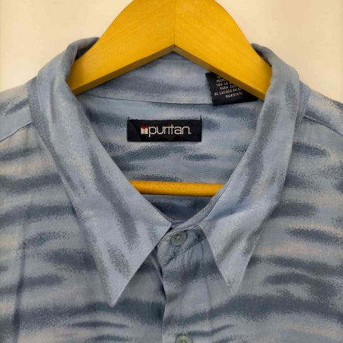 ピューリタン PURITAN 90S レーヨン100% ハワイアンプリント S/S シャツ メンズ 3XL
