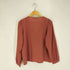 ザラ ZARA ポリレーヨン Vネックフリルブラウス レディース import:M