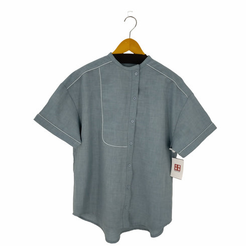 セレクトモカ SELECT MOCA 21SS アシンメトリーパイピングシャツ レディース FREE