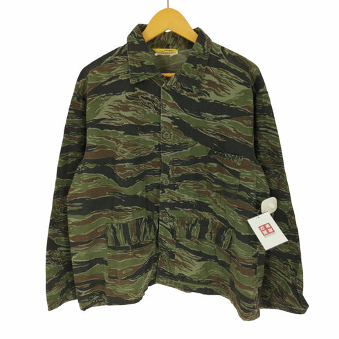 レンジャー RANGER 70S 三角タグ タイガーカモ ミリタリー ハンティング シャツ ジャケット メンズ import:XL
