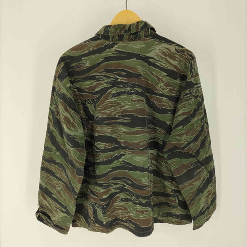 レンジャー RANGER 70S 三角タグ タイガーカモ ミリタリー ハンティング シャツ ジャケット メンズ import:XL