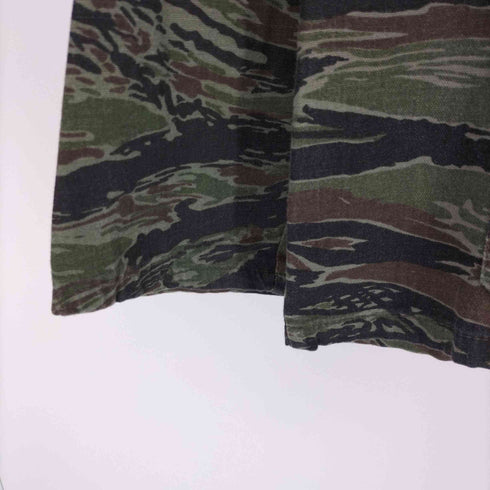 レンジャー RANGER 70S 三角タグ タイガーカモ ミリタリー ハンティング シャツ ジャケット メンズ import:XL