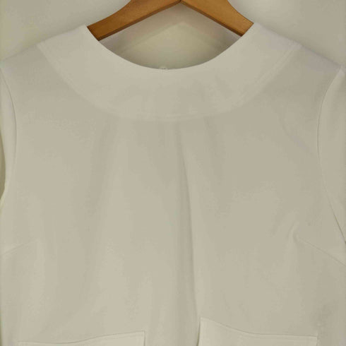 ザラ ZARA フロントフェイクフラップポケット ポリブラウス レディース import:L