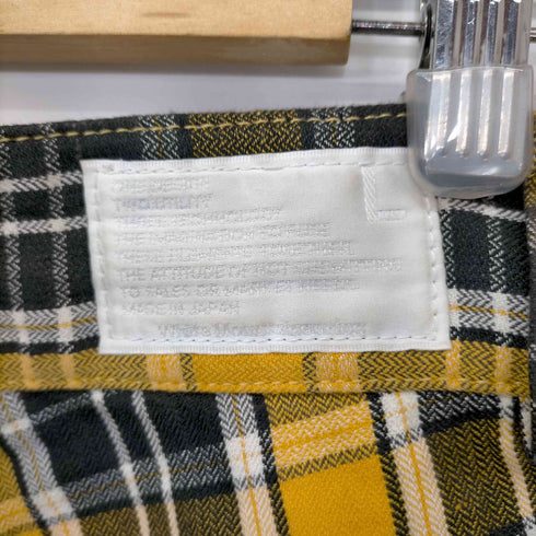 ホワイトマウンテニアリング WHITE MOUNTAINEERING クロップド マルチチェックパンツ メンズ JPN:L