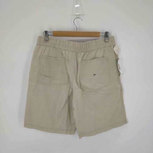 トミージーンズ tommy jeans リネン混 ドローコードショーツ メンズ L