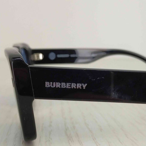 バーバリーズ BURBERRYS スクエアサングラス ブラックフレーム ブルーレンズ メンズ 55▢19 150