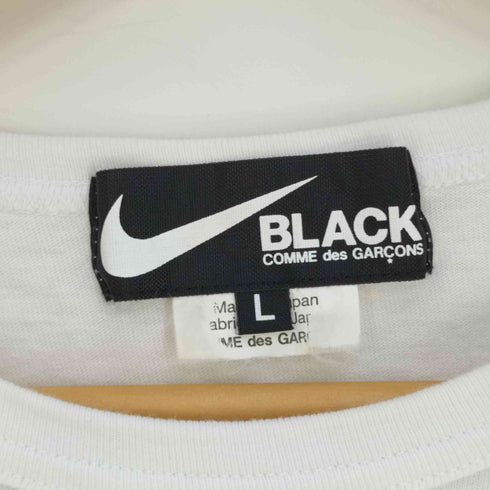 ブラックコムデギャルソン BLACK COMME des GARCONS 20SS フロントプリント クルーネックTシャツ メンズ JPN:L