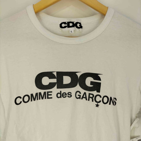 シーディージー コムデギャルソン CDG COMME des GARCONS AD2021 フロントロゴプリント クルーネックシャツ メンズ JPN:L