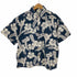 ホノルアサーフ honolua surf co インド綿 フローラル S/S アロハシャツ メンズ import:S