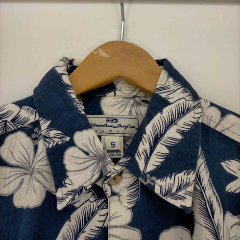 ホノルアサーフ honolua surf co インド綿 フローラル S/S アロハシャツ メンズ import:S