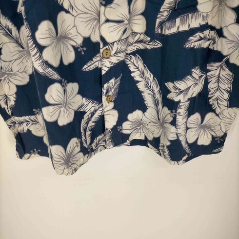 ホノルアサーフ honolua surf co インド綿 フローラル S/S アロハシャツ メンズ import:S
