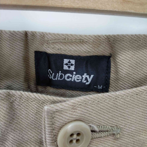 サブサエティ Subciety ロゴ刺繍ショーツ メンズ JPN:M