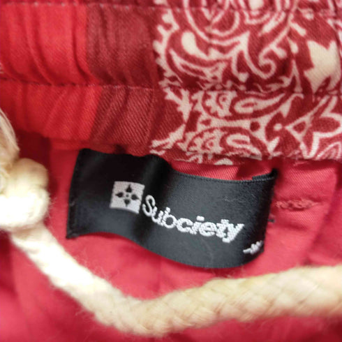 サブサエティ Subciety バンダナ柄ショーツ メンズ JPN:M