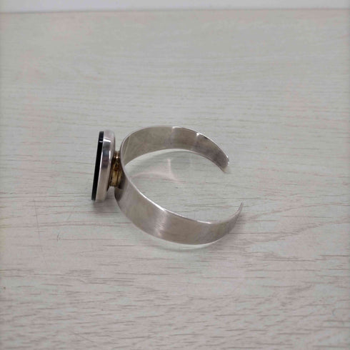 S Paliu Jewelry 60-70S オニキス シルバーバングル メンズ