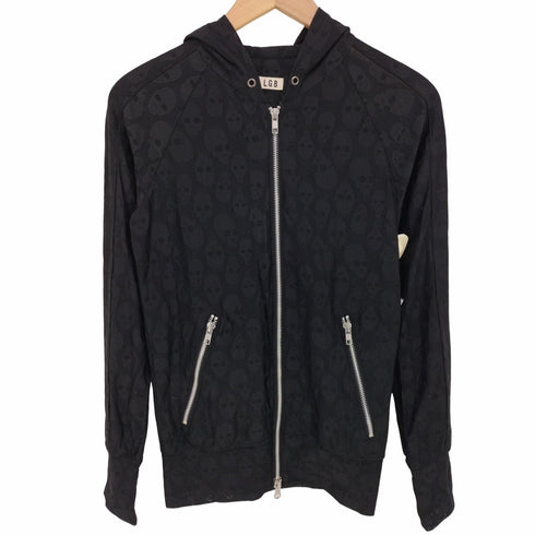 エルジービー ルグランブルー L.G.B PARKA /M SKULLS スカル総柄 シアー パーカー Y2K メンズ JPN:M