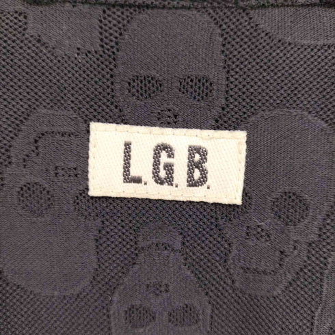 エルジービー ルグランブルー L.G.B PARKA /M SKULLS スカル総柄 シアー パーカー Y2K メンズ JPN:M