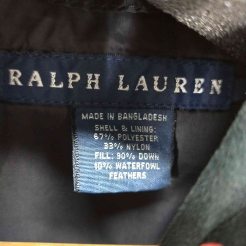 ポロバイラルフローレン Polo by RALPH LAUREN 90-2000S ダウンベスト 刺繍 メンズ JPN:L