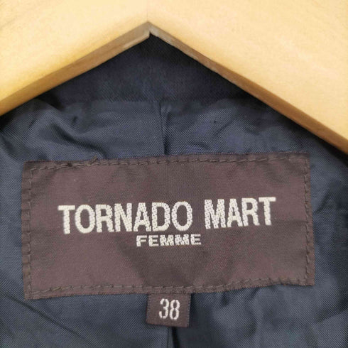 トルネードマートファム TORNADO MART FEMME 銀ボタン ジャケット & ナポレオン フレア パンツ セットアップ Y2K レディース 38/36