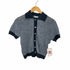ザラ ZARA FINE KNIT POLO SHIRT レディース import:M