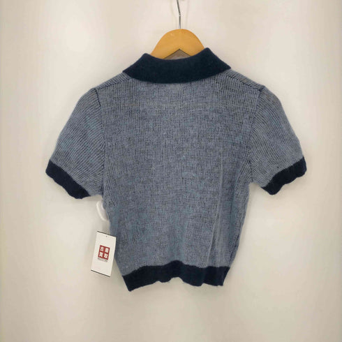 ザラ ZARA FINE KNIT POLO SHIRT レディース import:M