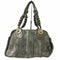 クロエ Chloe シボ革 ハンドバッグ シルバー レディース ONE SIZE