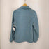 リー Lee 70S USA製 黒タグ 開襟デニムシャツ ホワイトステッチ メンズ import:M