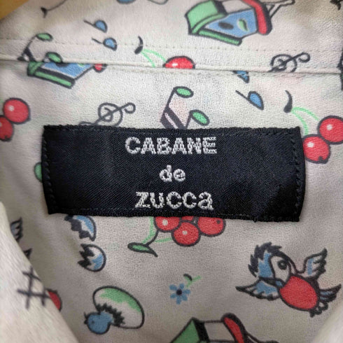 カバンドズッカ CABANE de ZUCCa 総柄 ショートスリーブシャツ レディース JPN:S