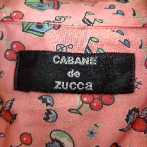 カバンドズッカ CABANE de ZUCCa 総柄 ショートスリーブシャツ レディース JPN:S