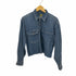 ラングラー Wrangler デニムシャツ ショート丈 カットオフ加工 レディース import:L