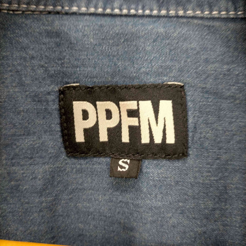 ピーピーエフエム PPFM パッチワークデニムシャツ メンズ JPN:S