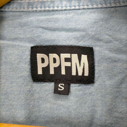 ピーピーエフエム PPFM パッチワークデニムシャツ メンズ JPN:S