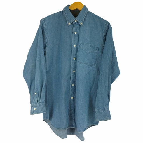 D.C.WHITE IVY B.D. LIGHT BLUE BD L/S デニムシャツ メンズ import:S