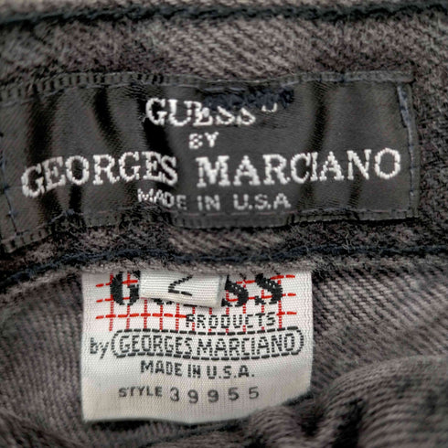 ゲス GUESS BY GEORGES MARCIANO USA製 ブラックデニムショーツ メンズ 2