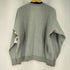 パニール Pannill フロッキープリント裏毛 COLLEGE SWEAT メンズ import:L