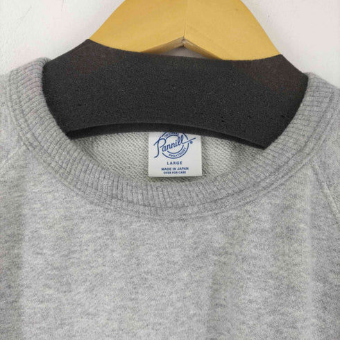 パニール Pannill フロッキープリント裏毛 COLLEGE SWEAT メンズ import:L