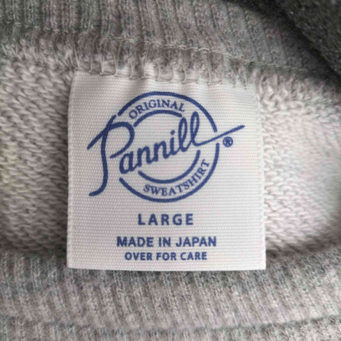 パニール Pannill フロッキープリント裏毛 COLLEGE SWEAT メンズ import:L