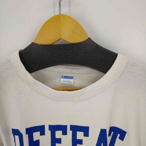 チャンピオン Champion DEFEAT プリントTシャツ バータグ メンズ import:S